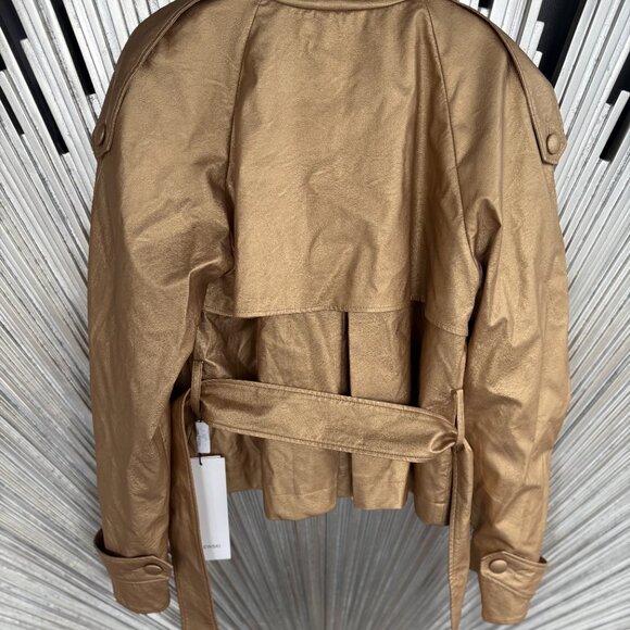 Aggi by Halewski Collins Short Vegan Leather Jacket - Picture 8 of 8